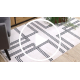 Matta AMOUR 53091C grädde - Geometrisk, Linjer modern, elegant